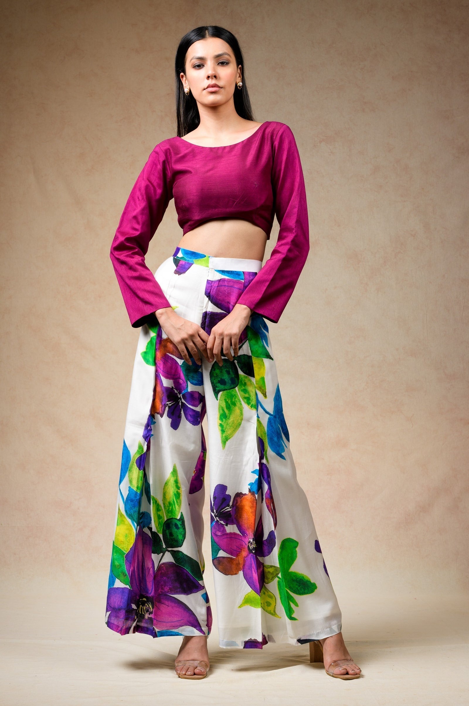 Crop Top With Pants twinning set for Mom + Daughter image 1