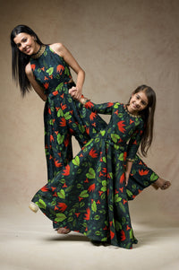 Hand Embroidered Flared Lehenga image 3