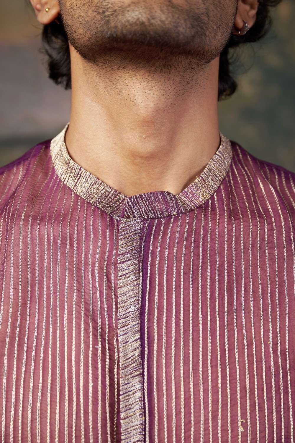 Pure Organza Hand-Embroidered Shirt image 5