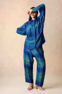 Stripes print twinning set for Mom + Son image 3