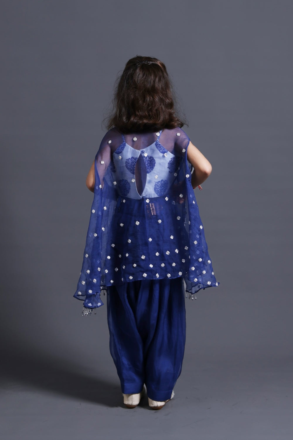 Hand Embroidered Dhoti Set image 6