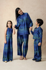 Stripes print twinning set for Mom + Daughter + Son image 0