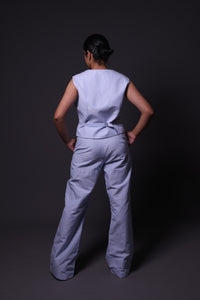 Sleeveless waistcoat with pants image 4