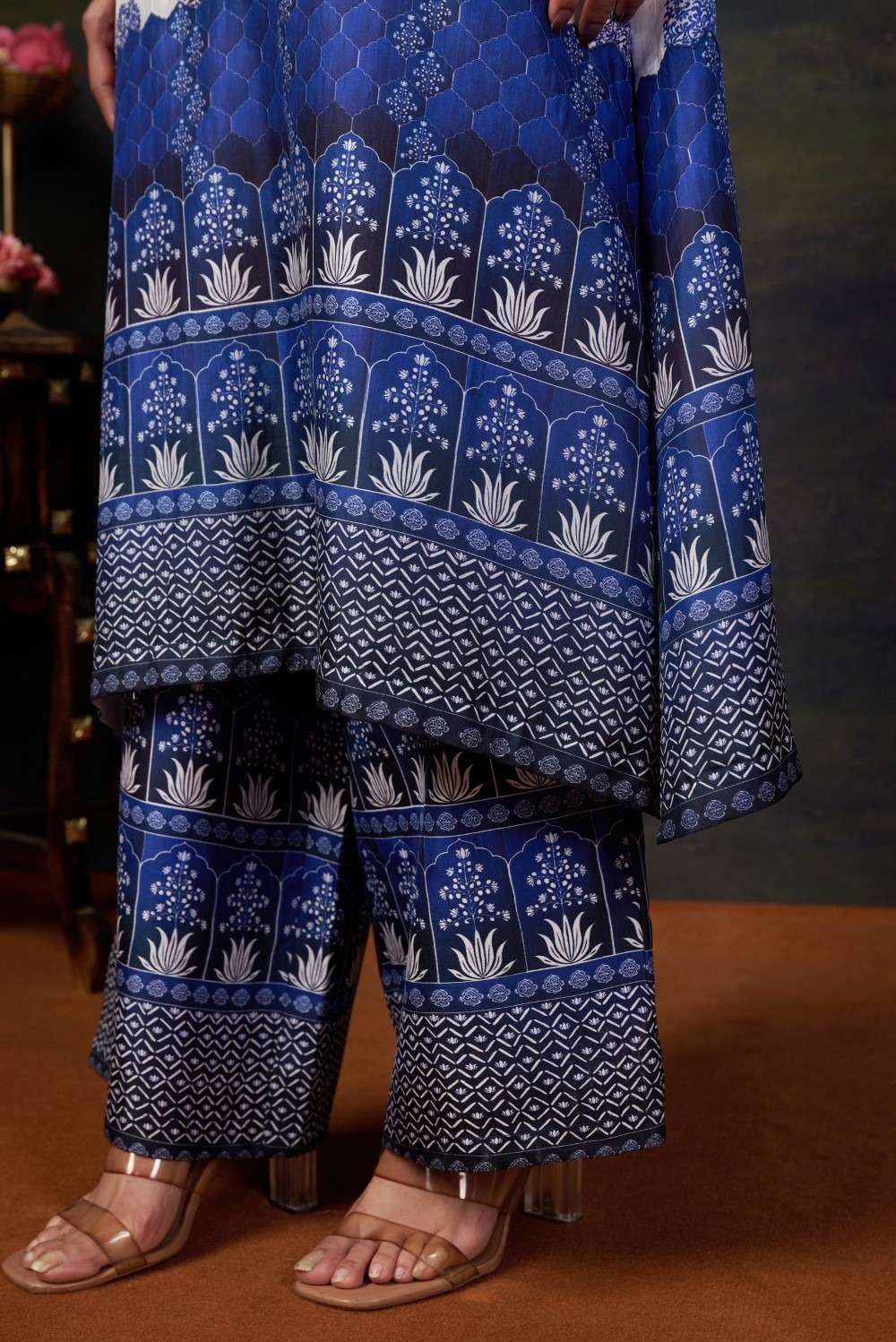 Stone Work Kurta With Palazzo image 7