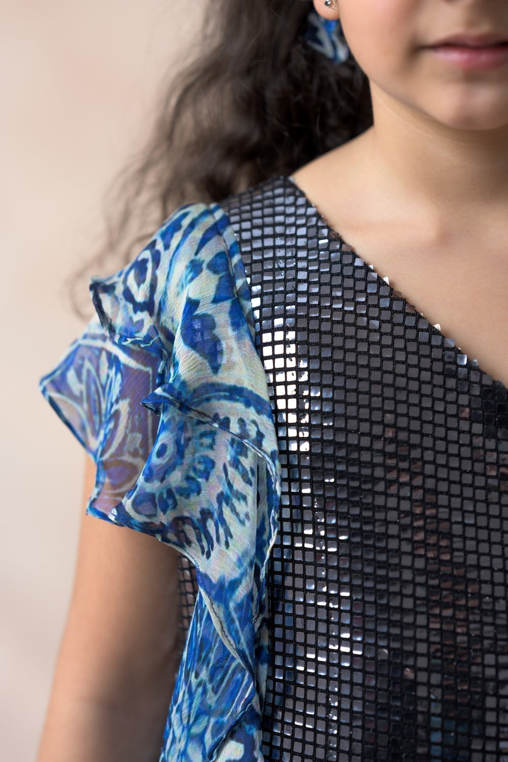 Maya metallic gown image 7