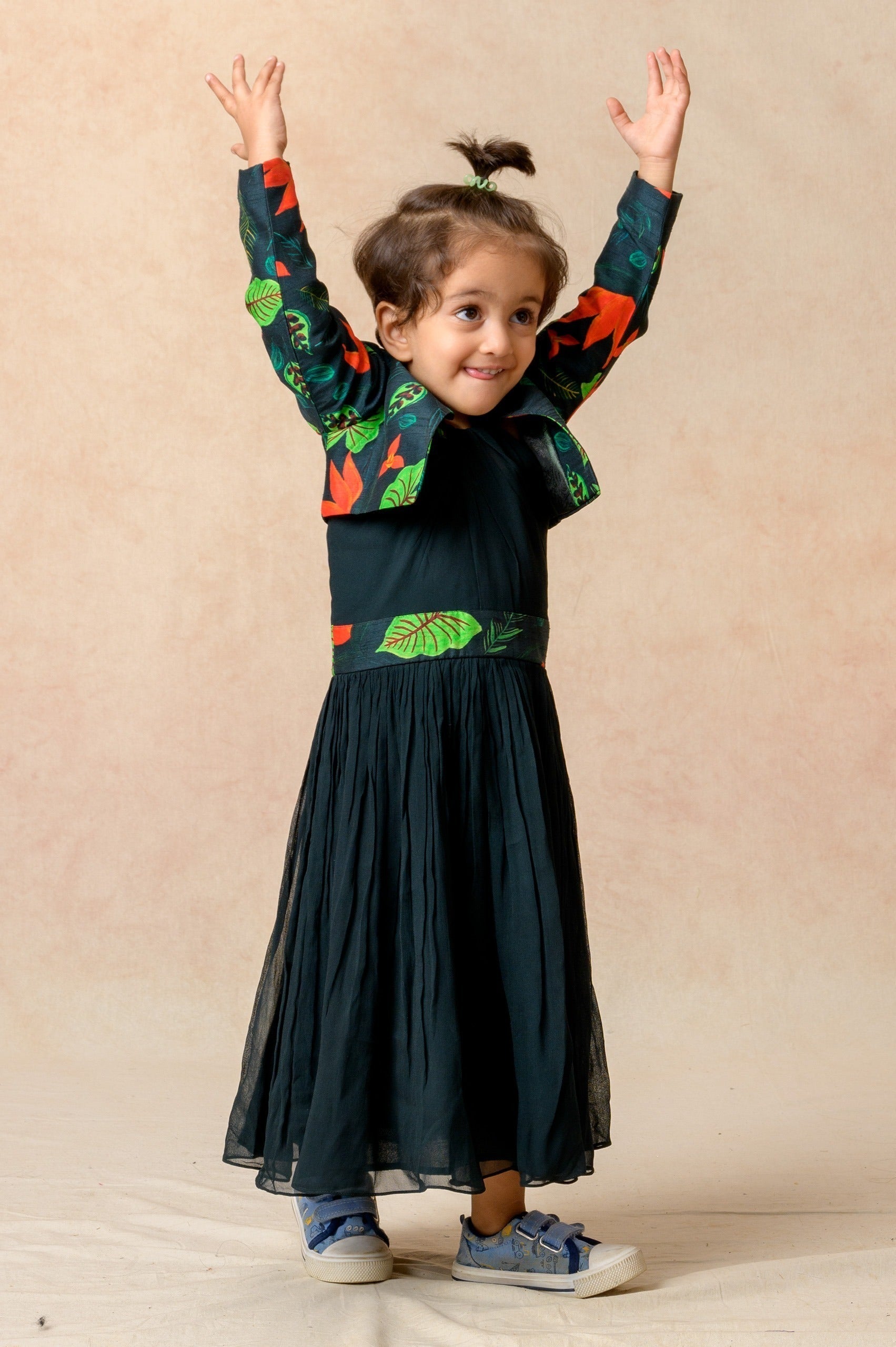Twisted Neck Dress With Jacket image 2