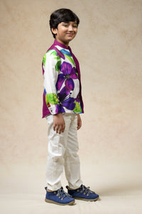 Floral print twinning set for Sister + Brother image 5