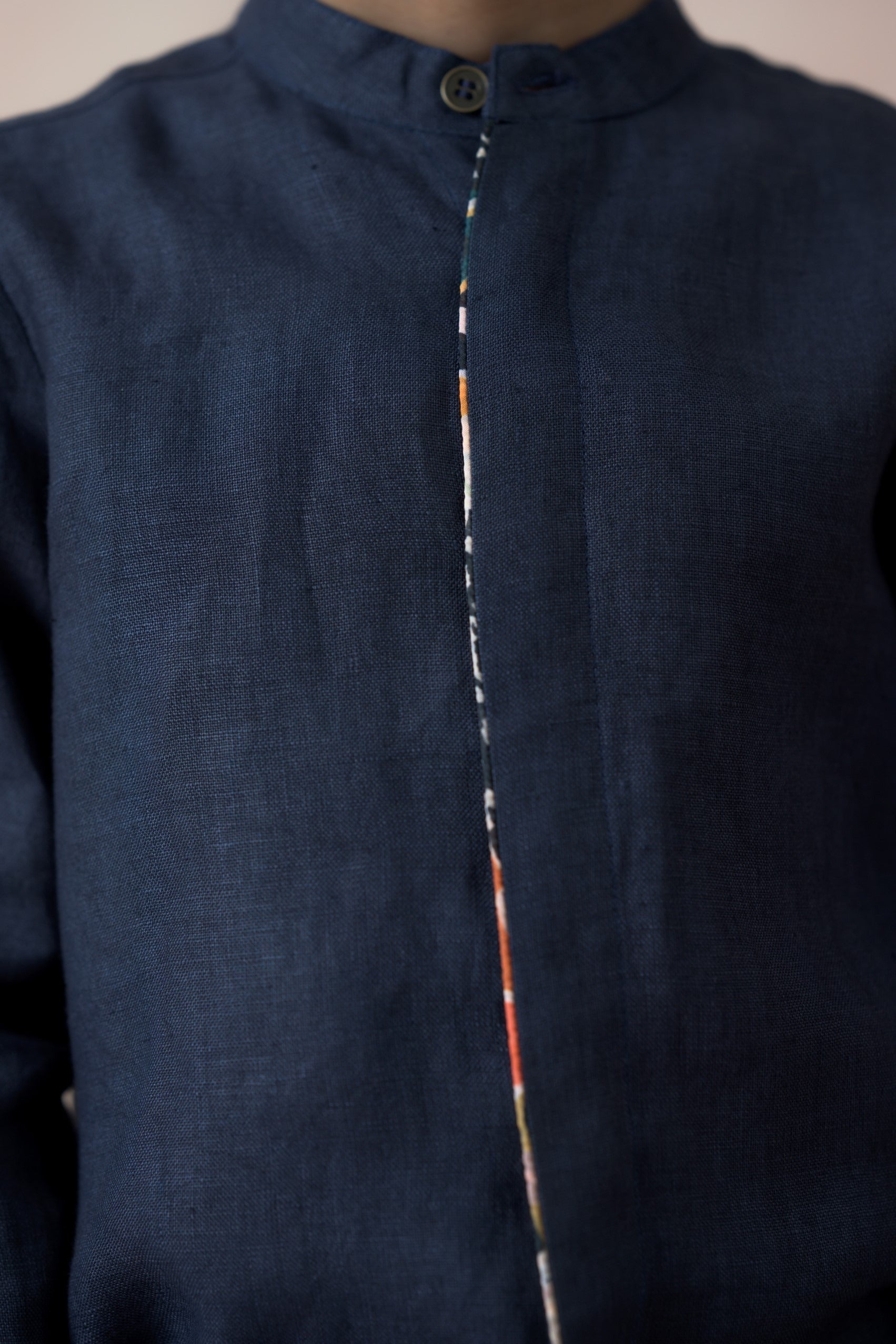 Pure Linen shirt with shorts image 7