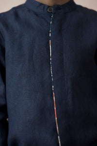 Pure Linen shirt with shorts image 7