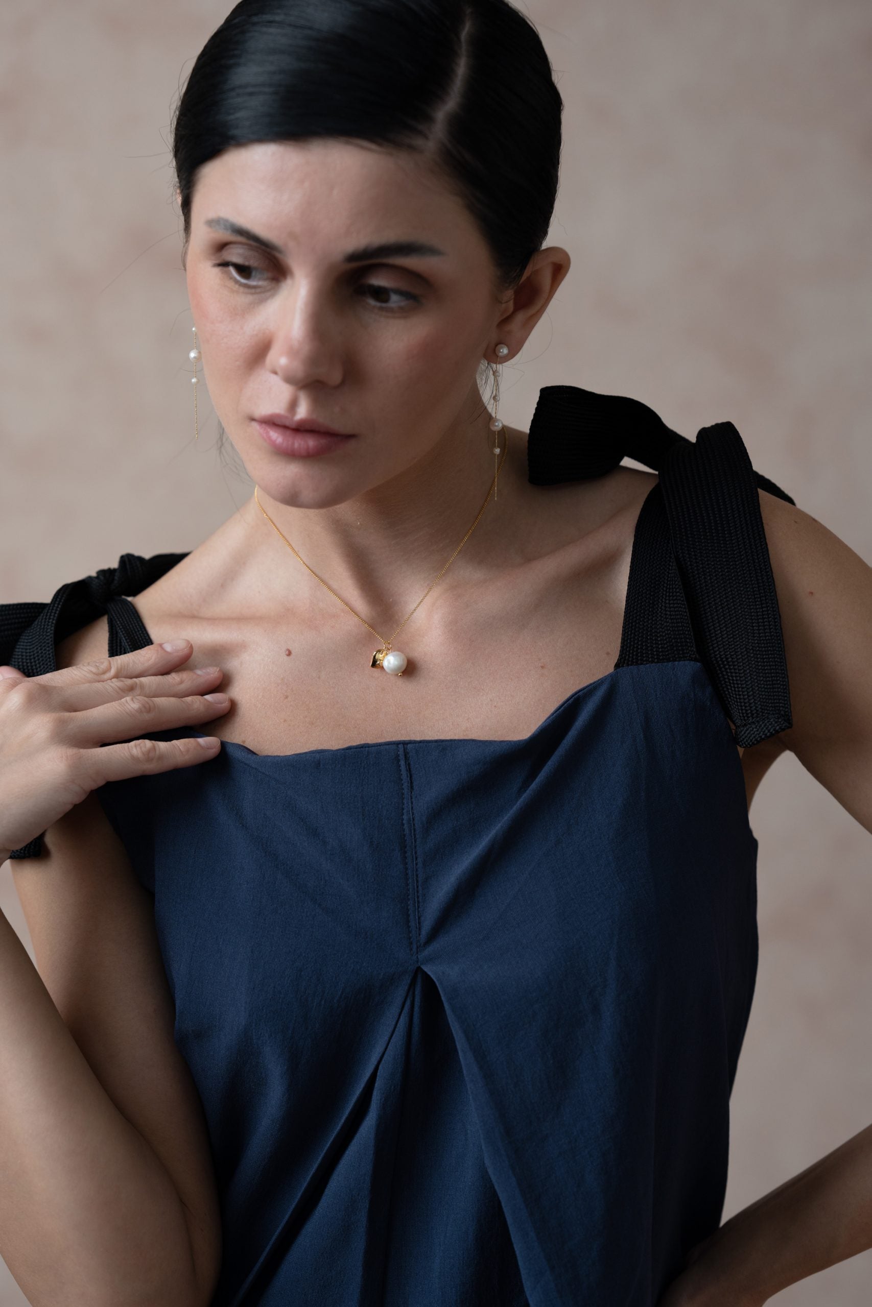 Comet Blue Linen Jumpsuit image 5