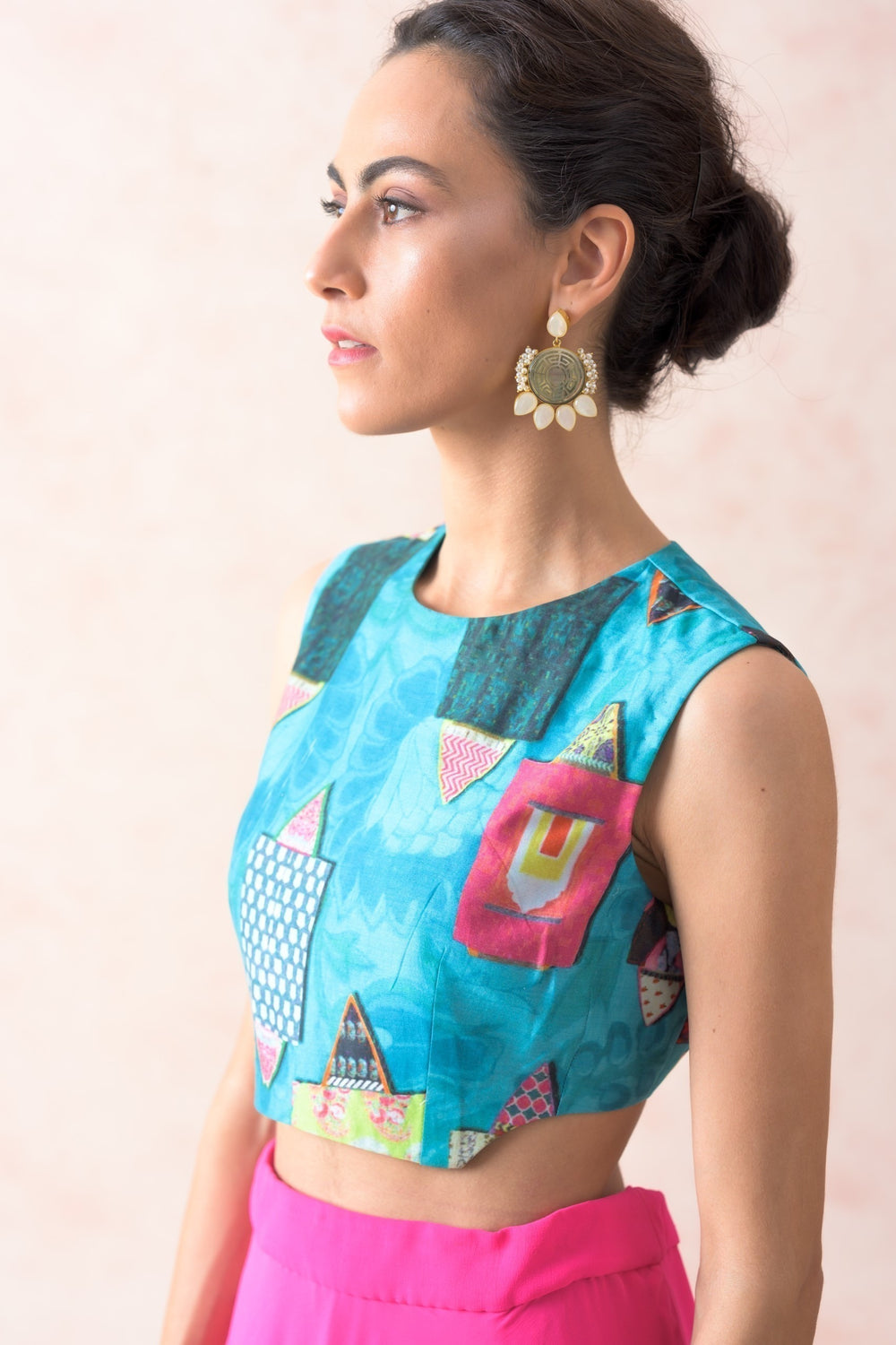 Ayra silk jacket lehenga image 15