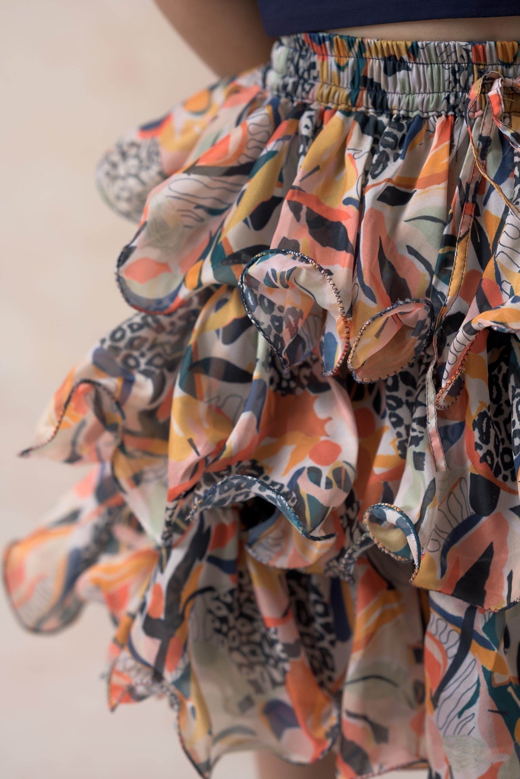 Top with ruffle skirt image 10