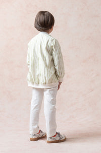 Chanderi silk siblings Set for Brother + Sister image 9