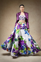 Hand Embroidered silk twinning set for Mom + Daughter + Son image 3