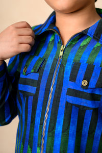 Stripes print twinning set for Mom + Son image 12