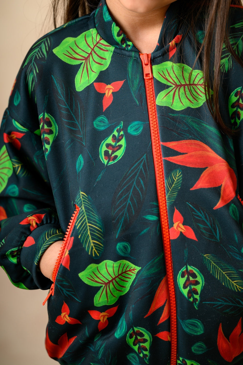 Flaming Lily print twinning set for Mom + Daughter image 11