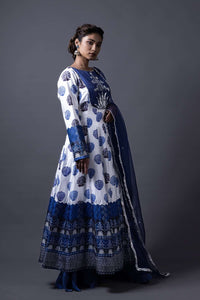Neeli buti Hand Embroidered twinning set for Mom + Son image 4