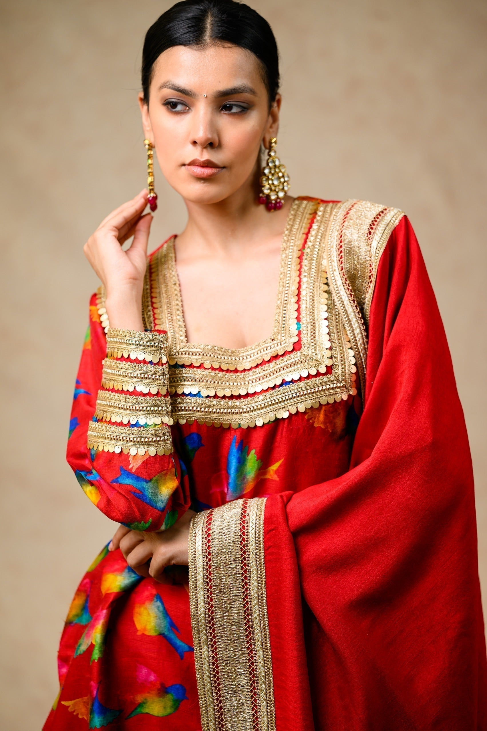 Suit With Palazzo, Dupatta image 10