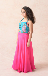 Arya silk lehenga image 3