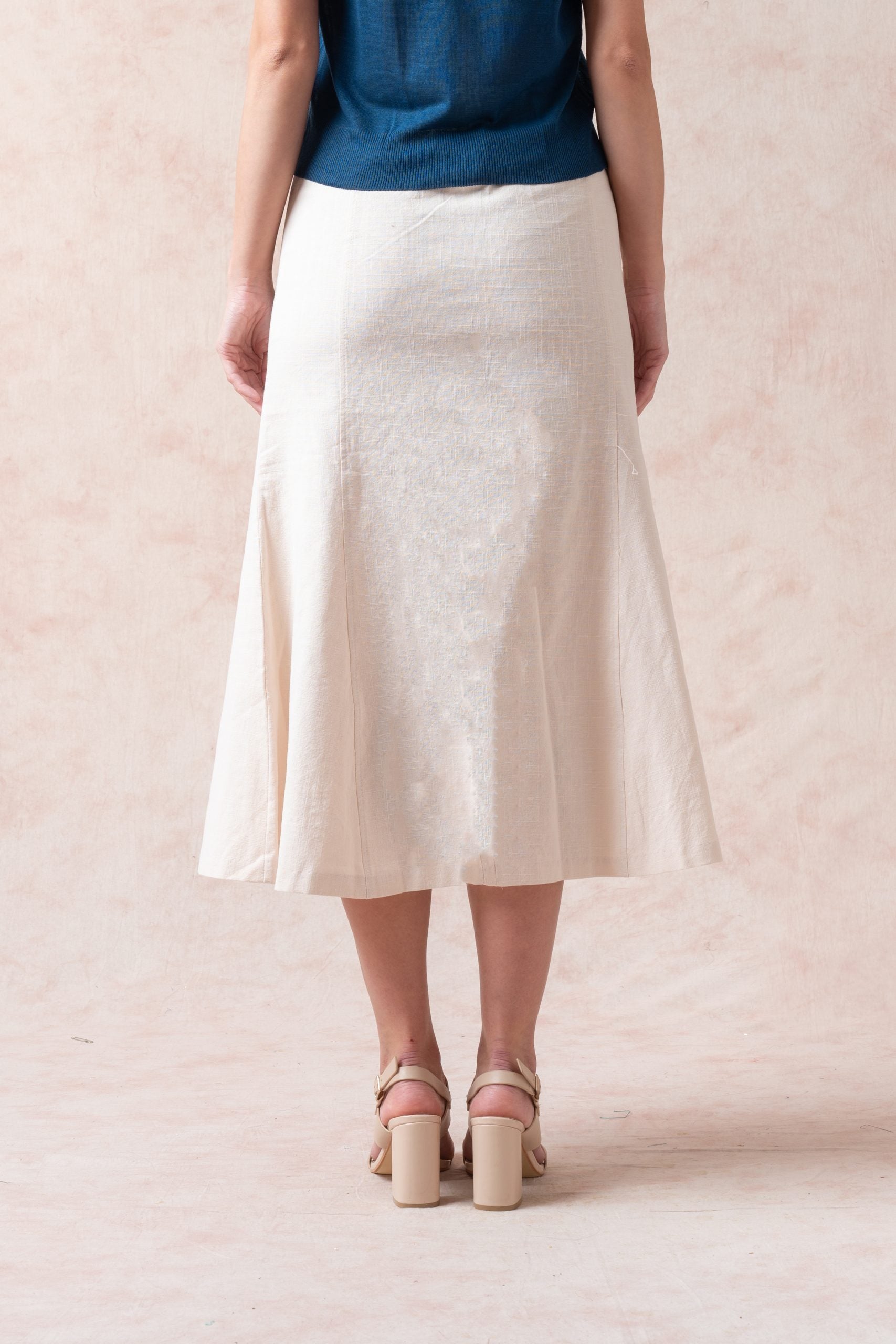 Spring Wood White Maxi Skirt image 4