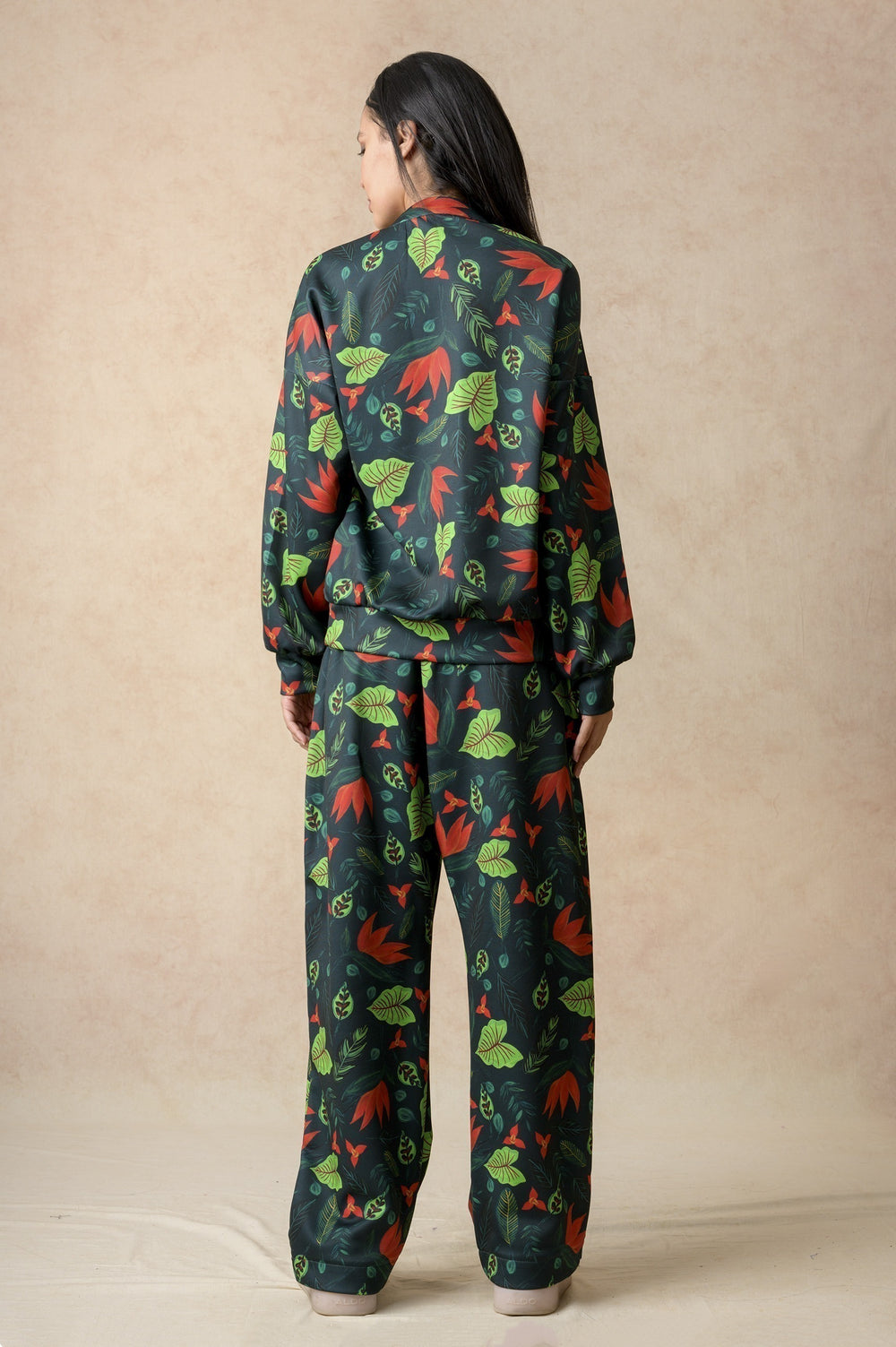 Flaming Lily print twinning set for Mom + Daughter image 2