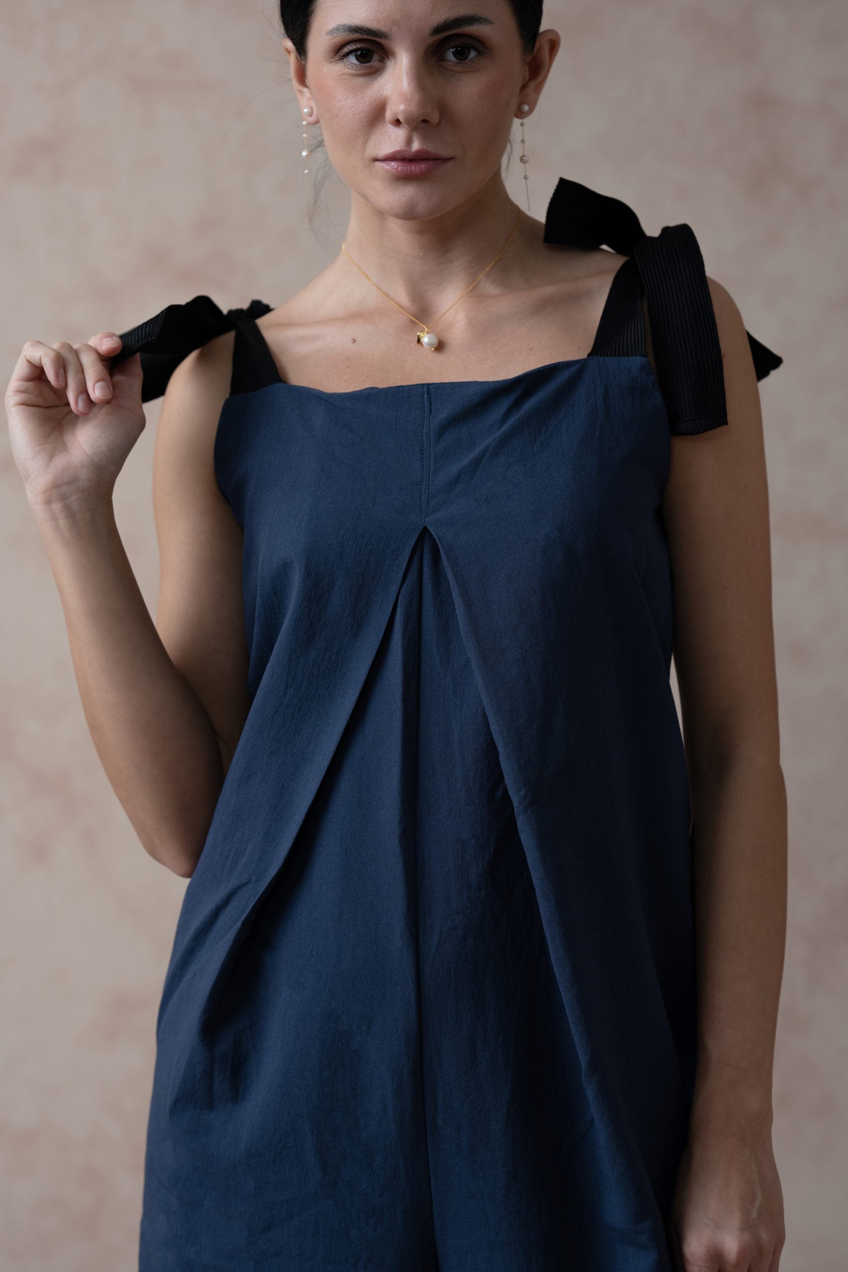 Comet Blue Linen Jumpsuit image 4
