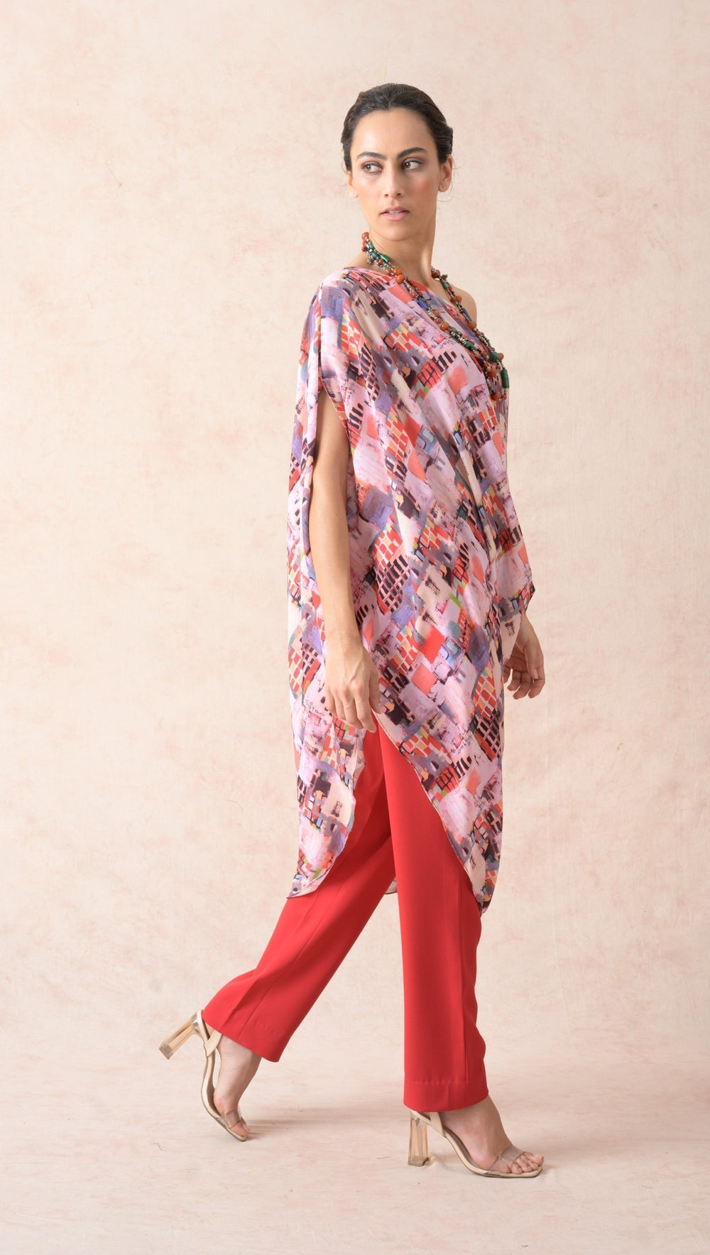 Cowl tunic with pants image 4