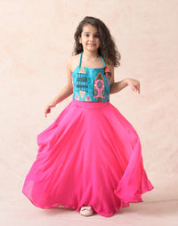Arya silk lehenga image 2