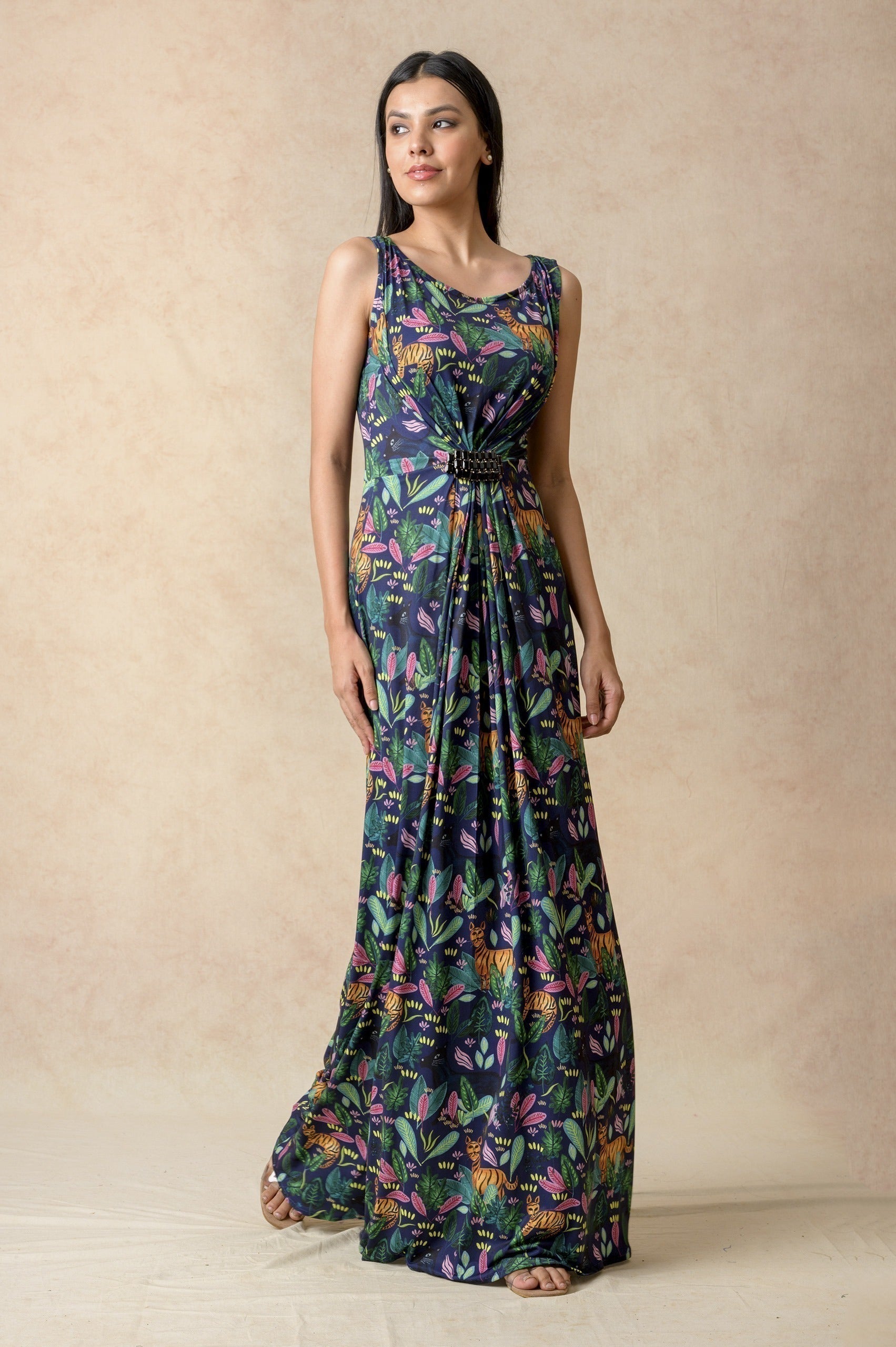 Ruching Gown twinning set for Mom + Daughter image 4
