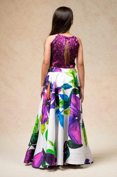 Hand Embroidered Silk Lehenga With Blouse, Dupatta image 3