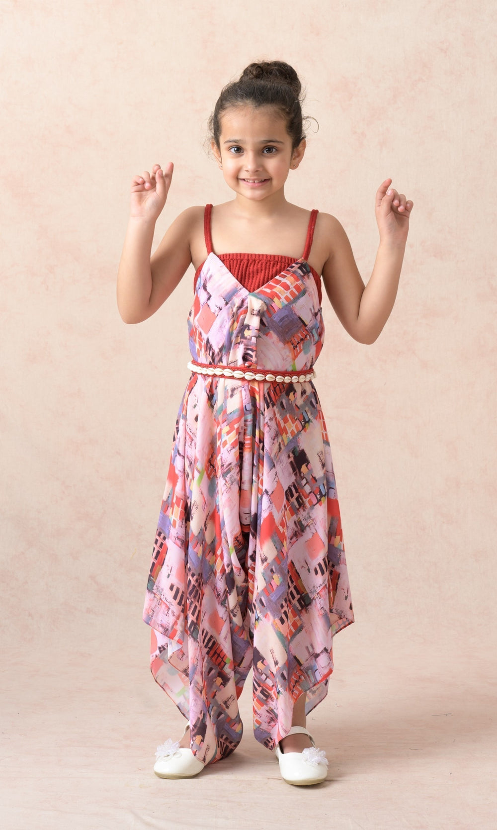 Jumpsuit with handcrafted belt image 2