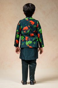 Hand embroidered Lily print twinning set for Mom + Son (Copy) image 11