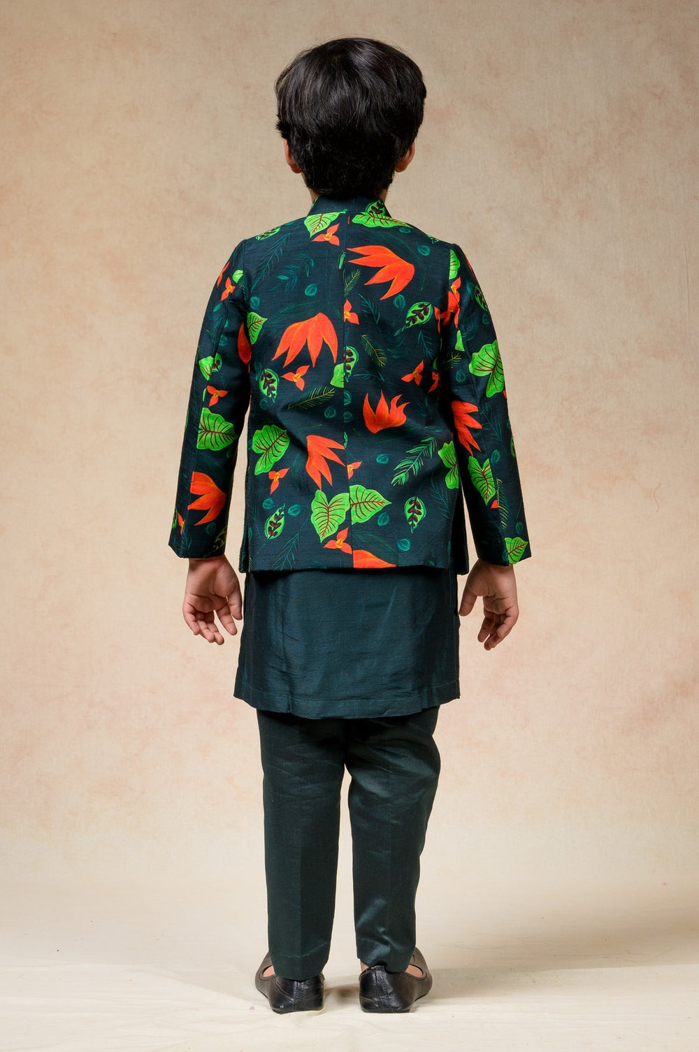 Hand embroidered Lily print twinning set for Mom + Son (Copy) image 11