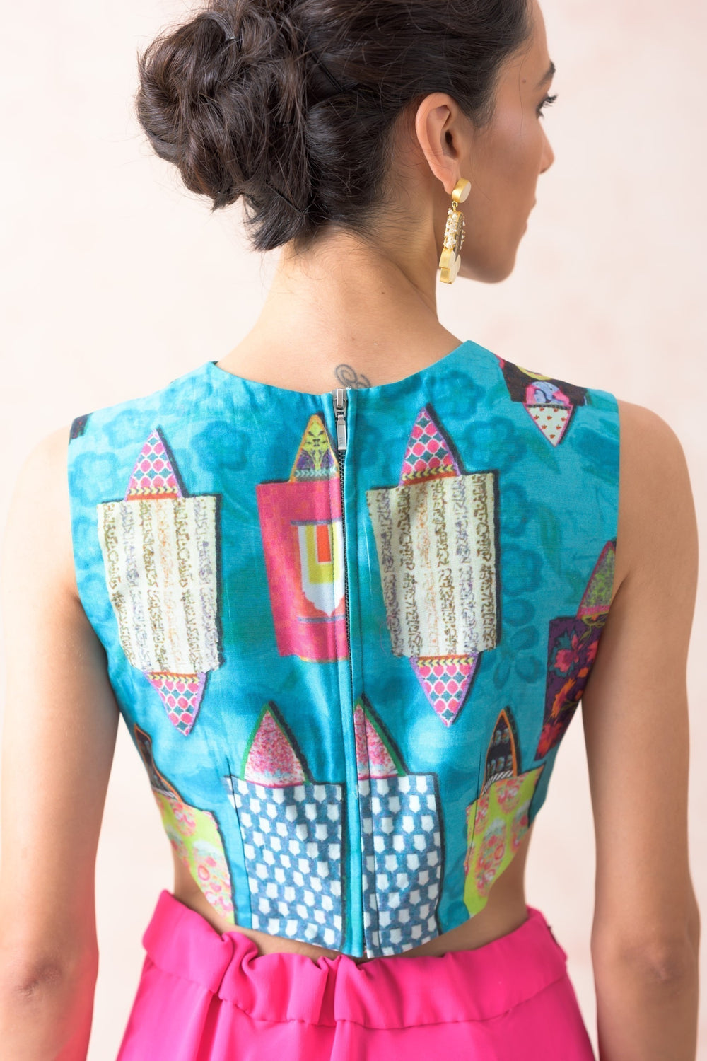 Ayra silk jacket lehenga image 16