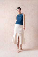Spring Wood White Maxi Skirt image 2