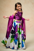 Hand Embroidered Silk Lehenga With Blouse, Dupatta image 0