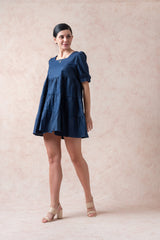 Rhino Blue 3-tier Short Dress image 2
