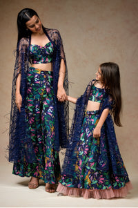 Multicolor jungle print twinning set for  Sister + Brother image 11