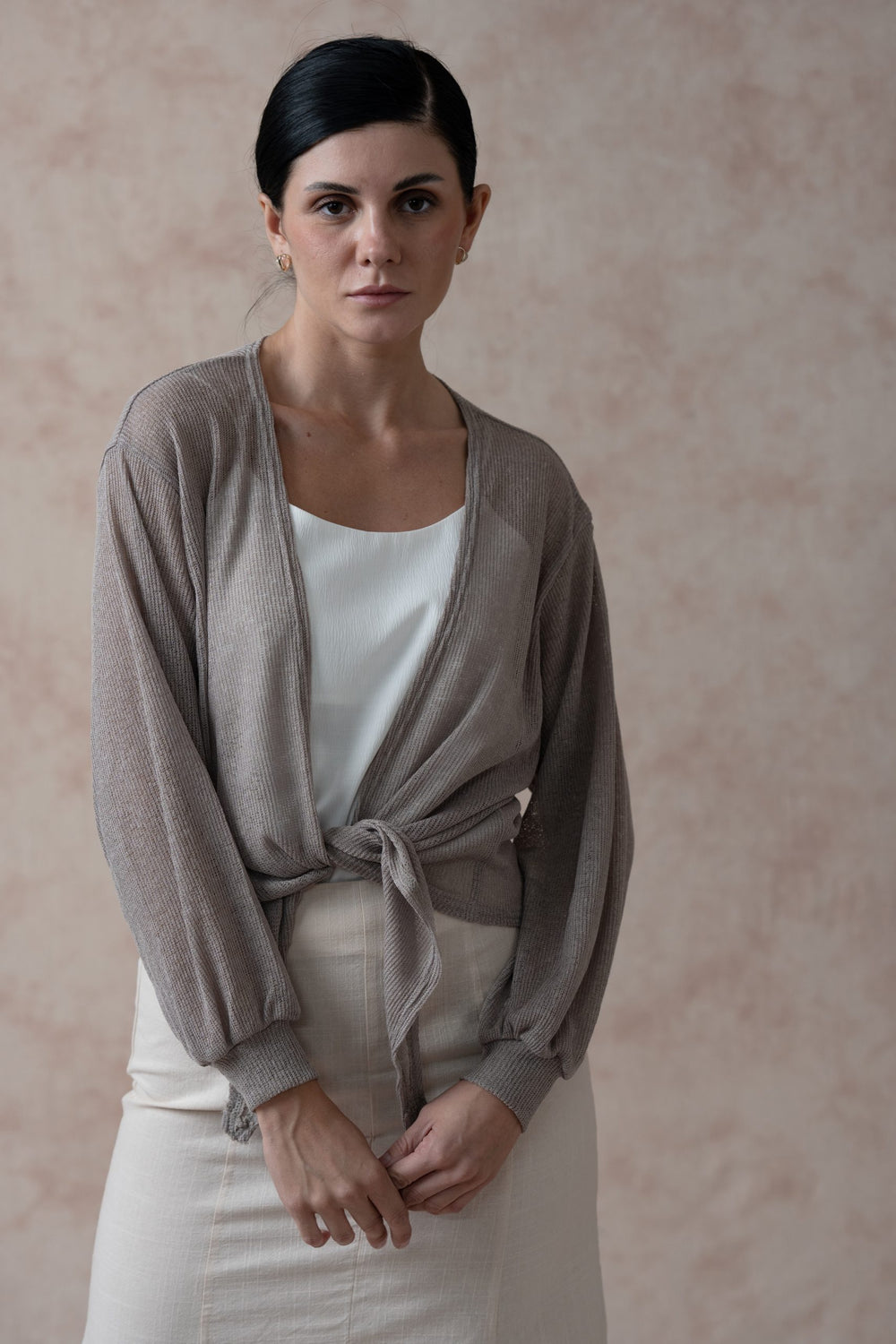 Oatmeal mid length Cover-up image 4