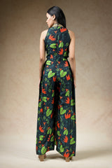 Hand Embroidered Flared Jumpsuit image 1