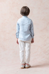Pure Linen panel shirt image 3
