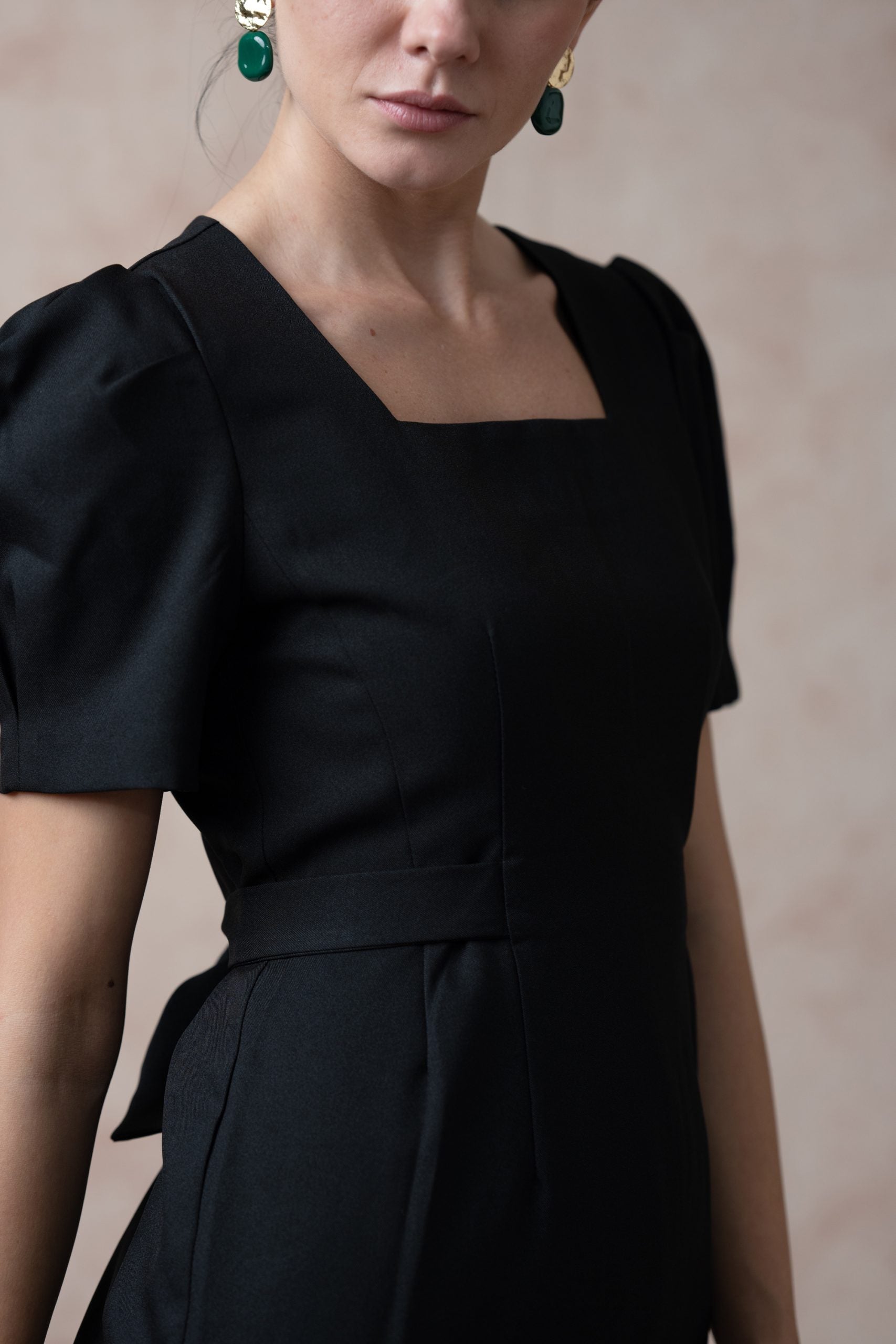 Smokey Black Midi Dress image 4