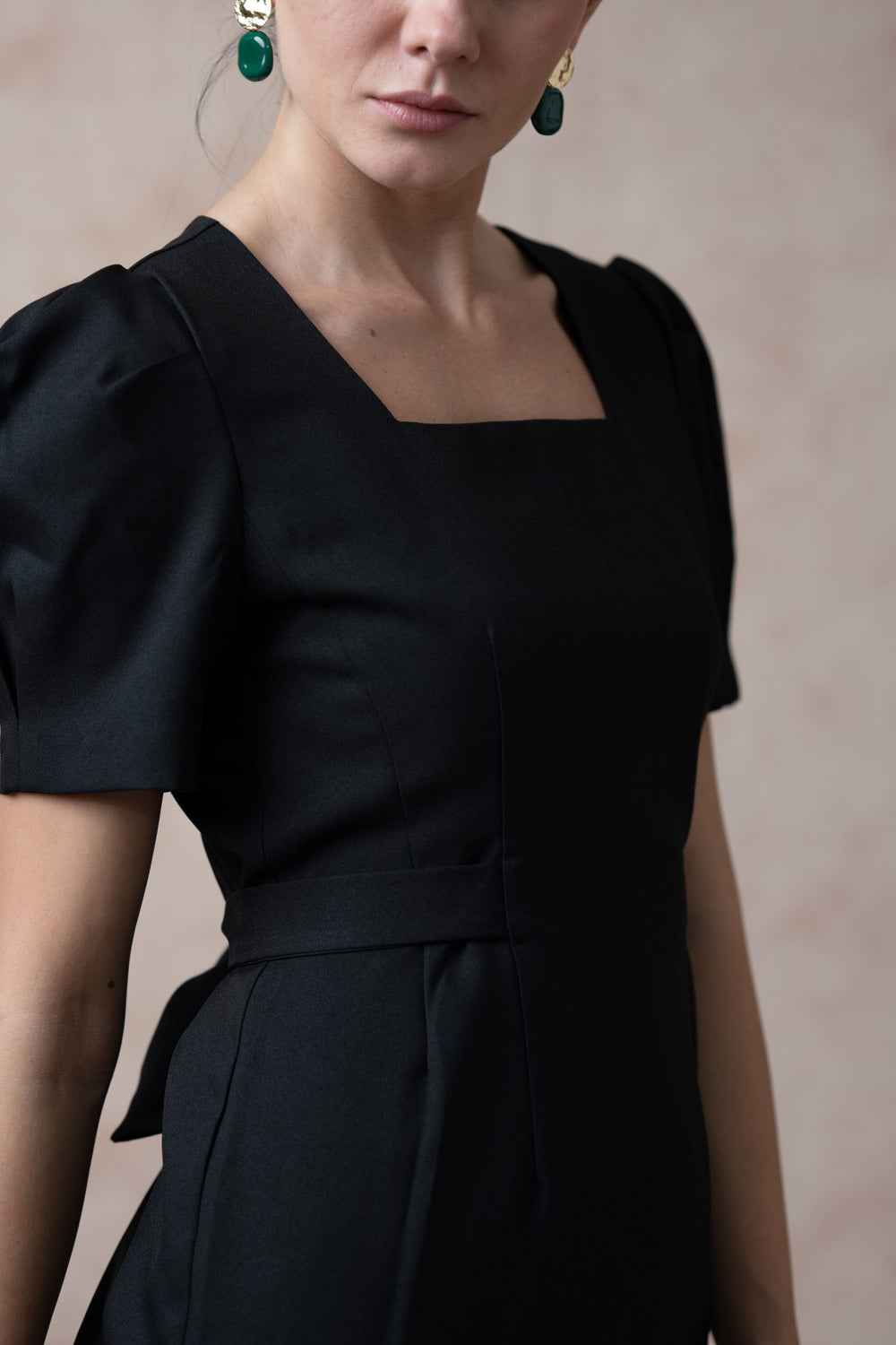 Smokey Black Midi Dress image 4