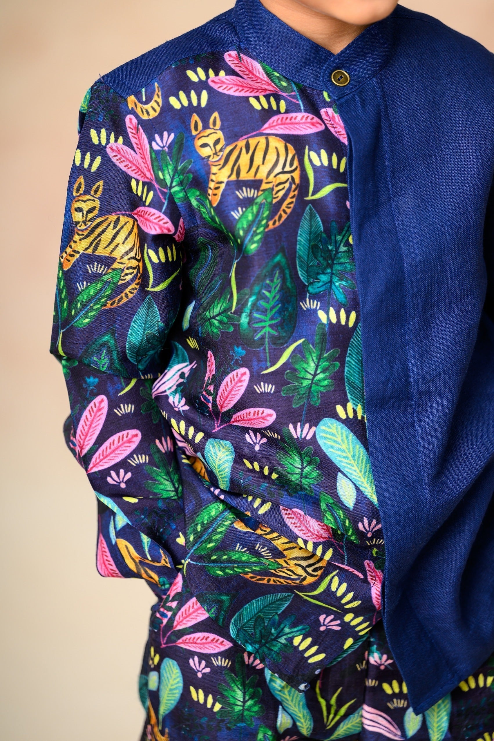 Stone Embellished twinning set for Mom + Son image 17