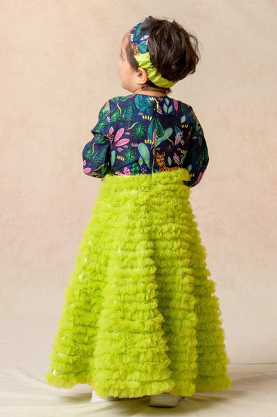 Hand Embroidered Gown image 6
