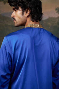 Antique Hand-Embroidered Kurta with Matching Pyjama image 7