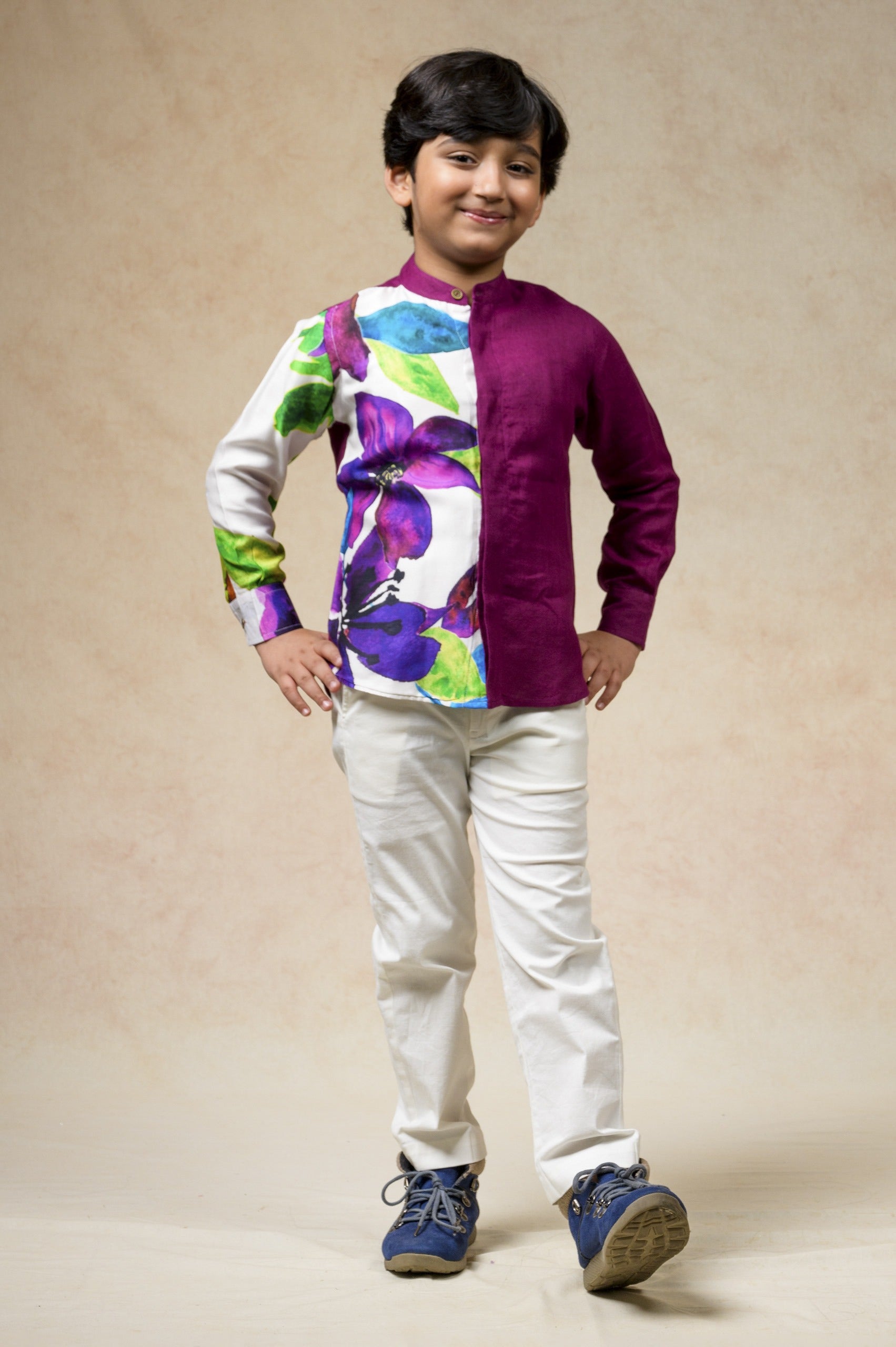 Floral print twinning set for Sister + Brother image 6