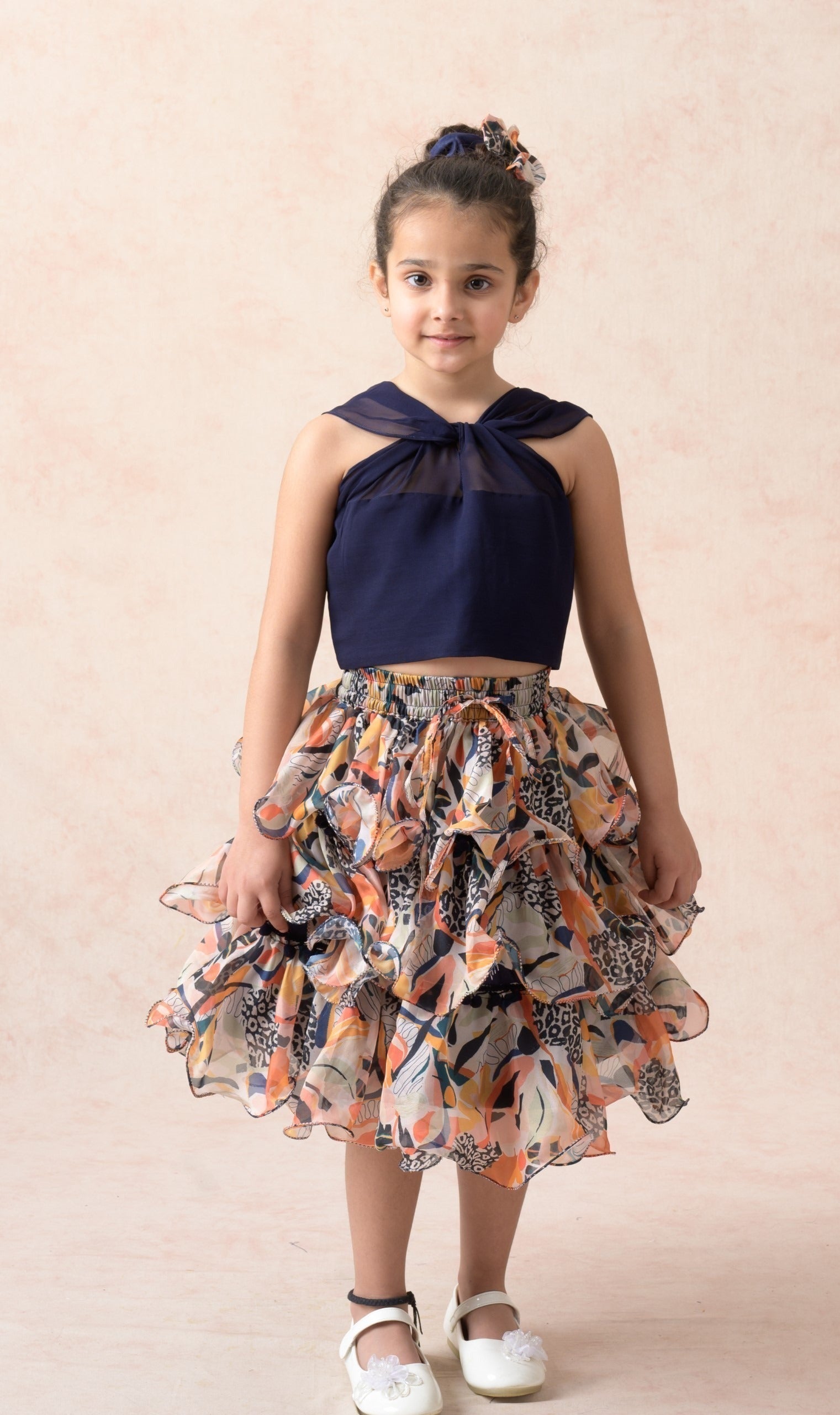 Top with ruffle skirt image 5