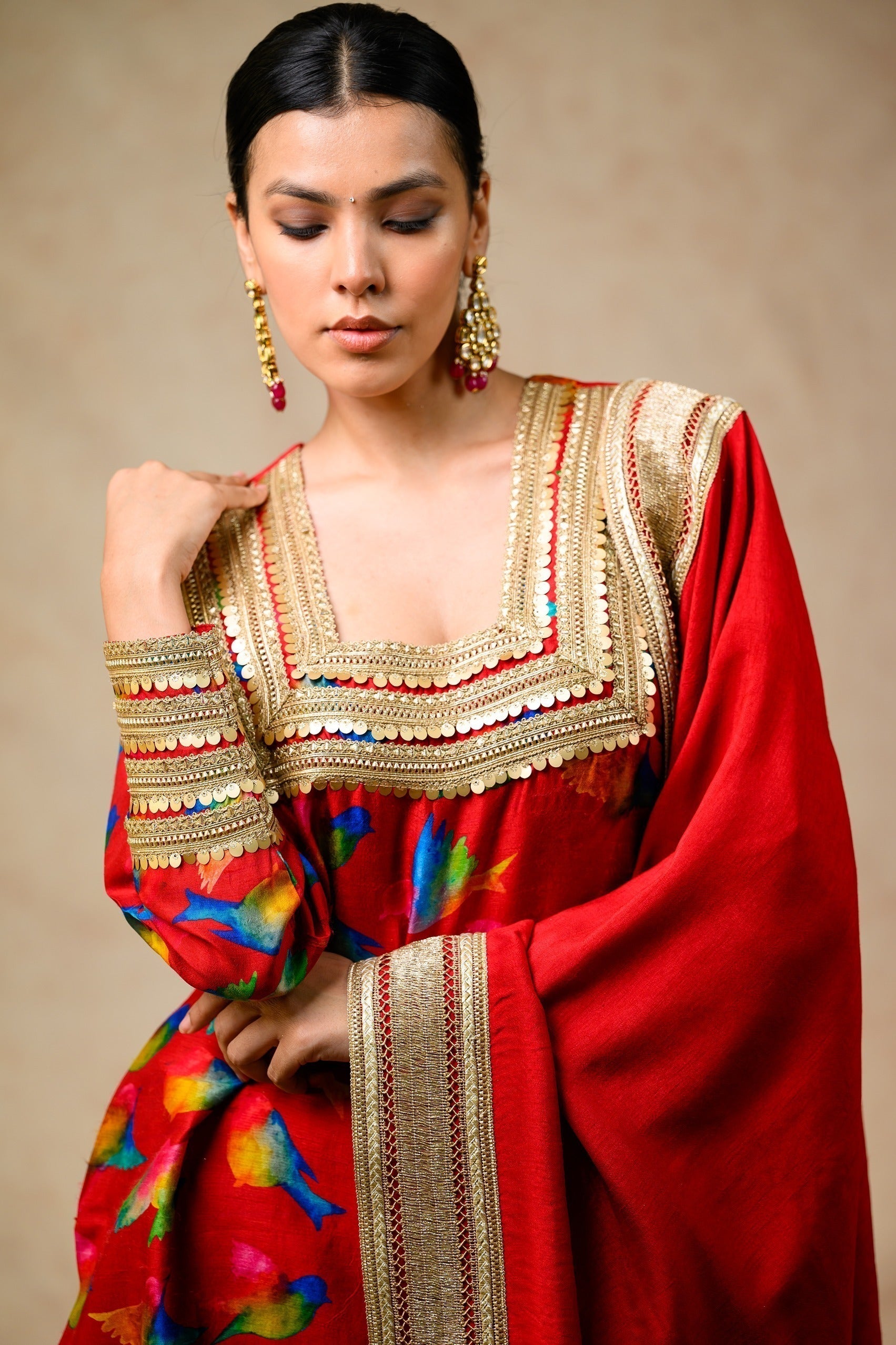 Suit With Palazzo, Dupatta image 9