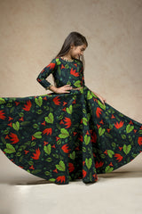 Hand Embroidered Flared Lehenga image 1